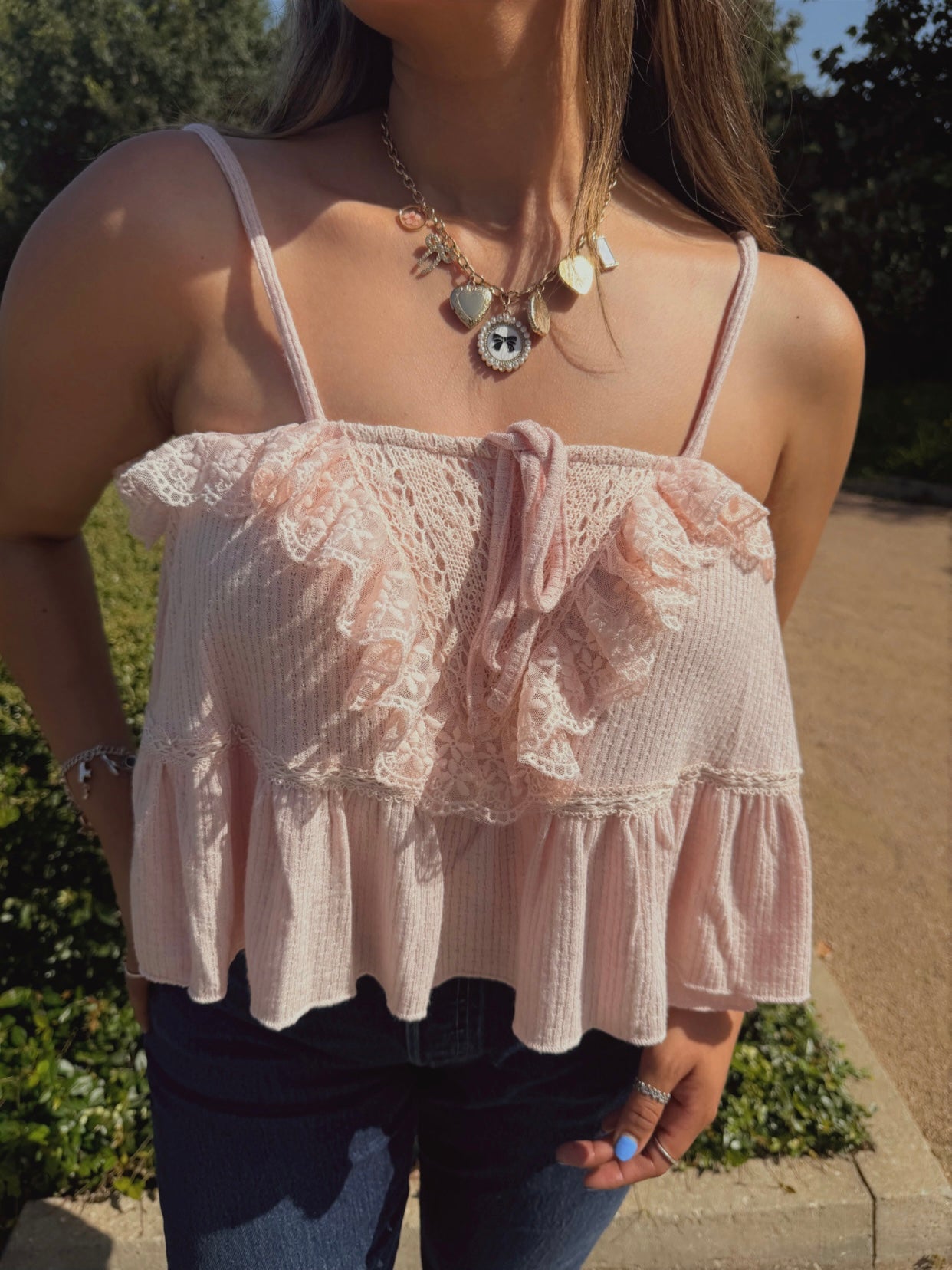 Primrose Ruffle Lace Top