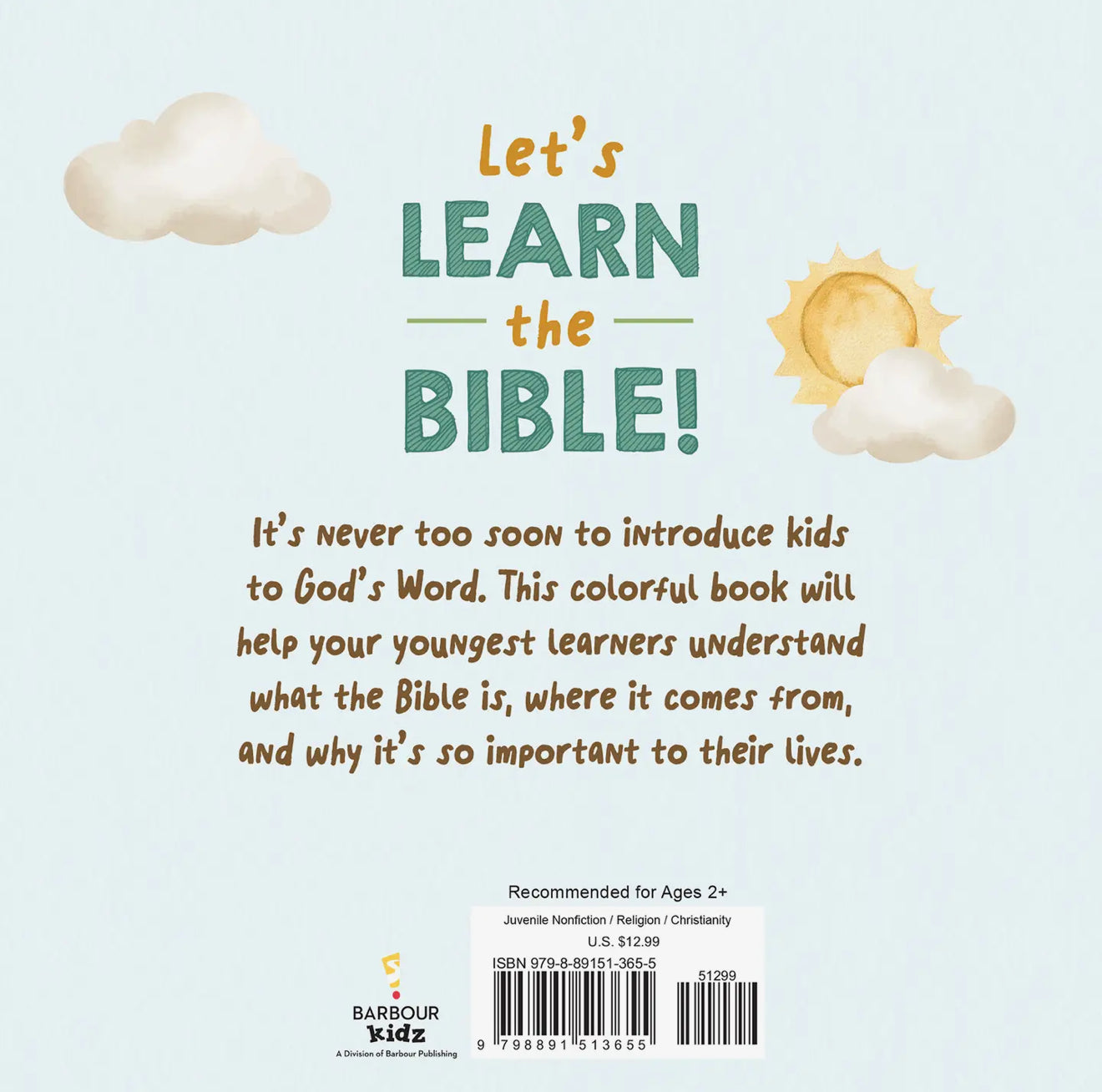 Let’s learn the Bible for toddlers