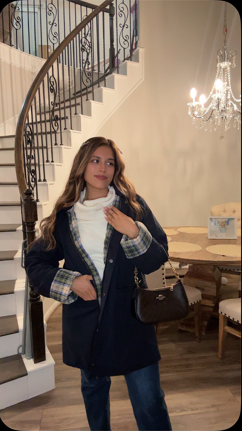 Plaid and Cozy Barn Jacket