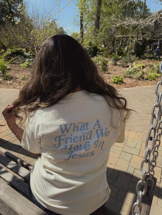 Jesus = Friend Tee (IVORY)