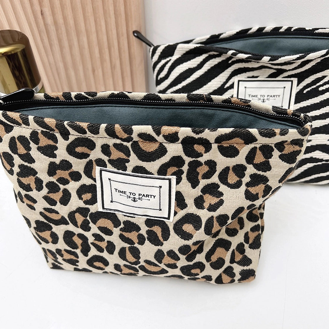 Leopard Makeup Bag