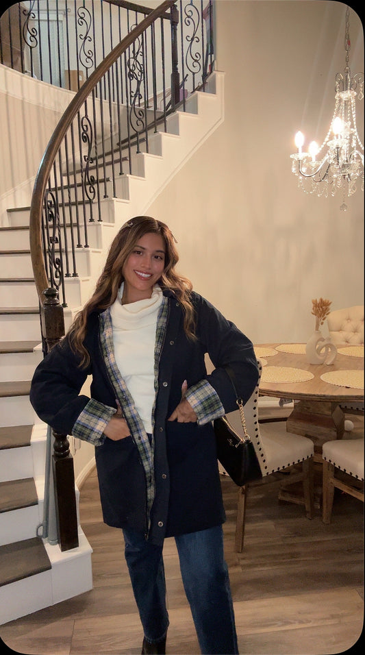 Plaid and Cozy Barn Jacket