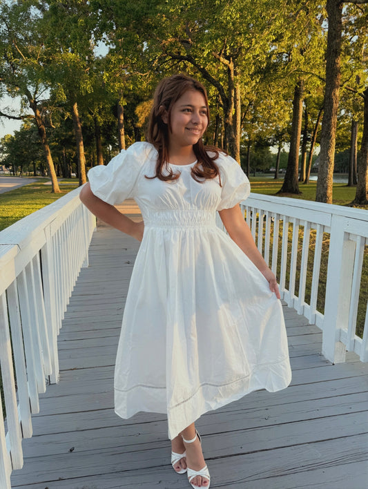 Grace Pearl Midi Dress