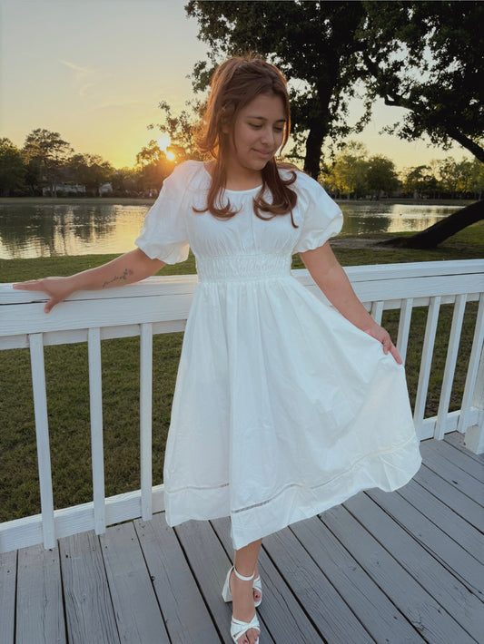 Grace Pearl Midi Dress