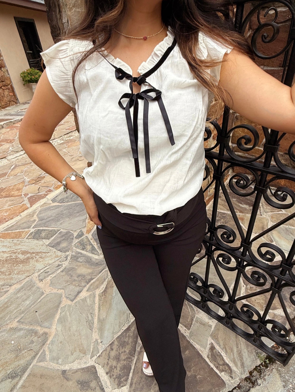 Black Baller Top (CREAM)