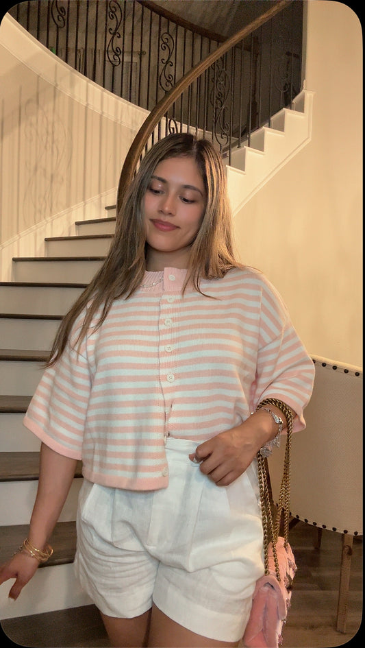 Blossom & Cream Knit