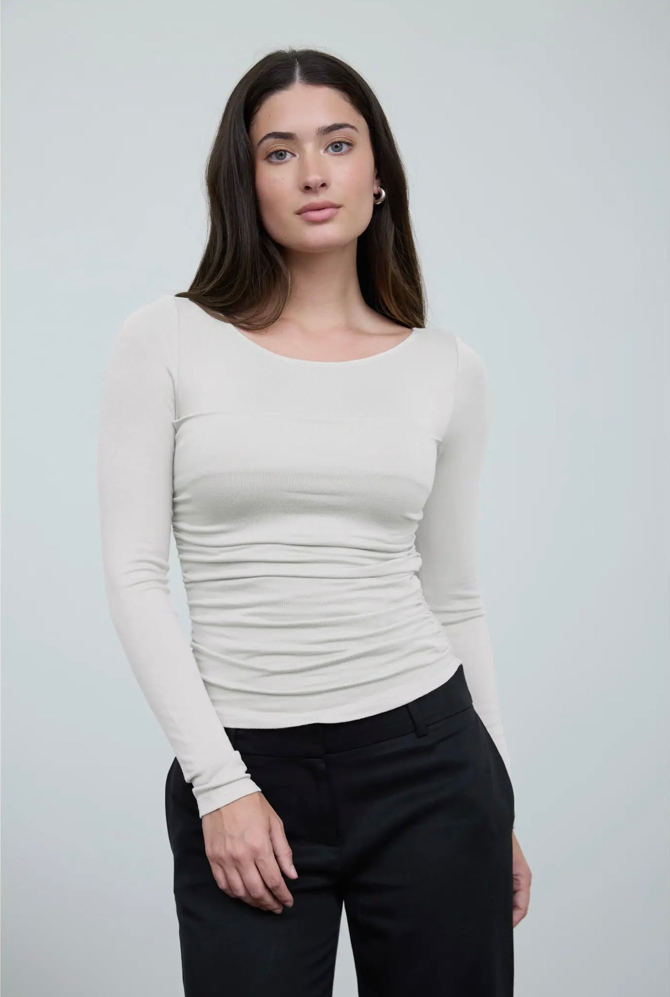 Barely Ivory Long sleeve Top