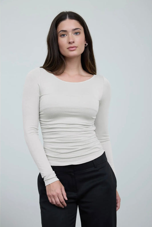Barely Ivory Long sleeve Top