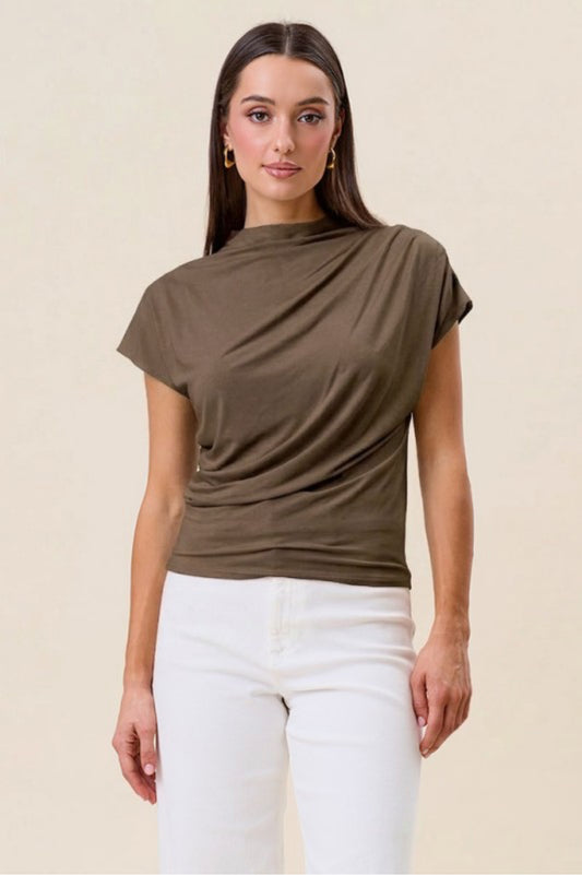 Charlotte Mocha Top
