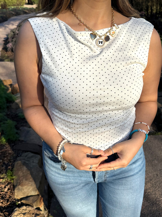 Polka Dot Romance Top