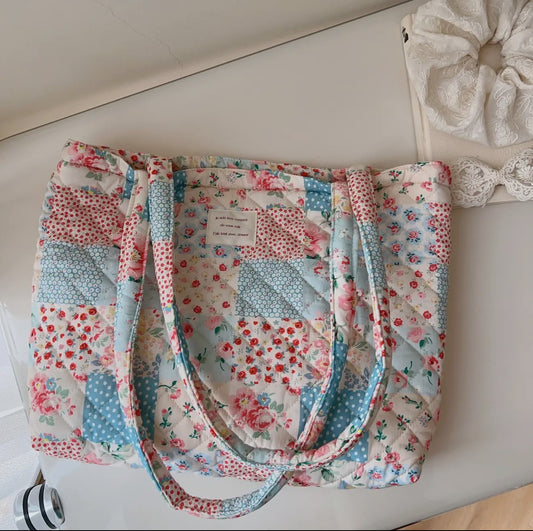 Quilted Cotton Bag