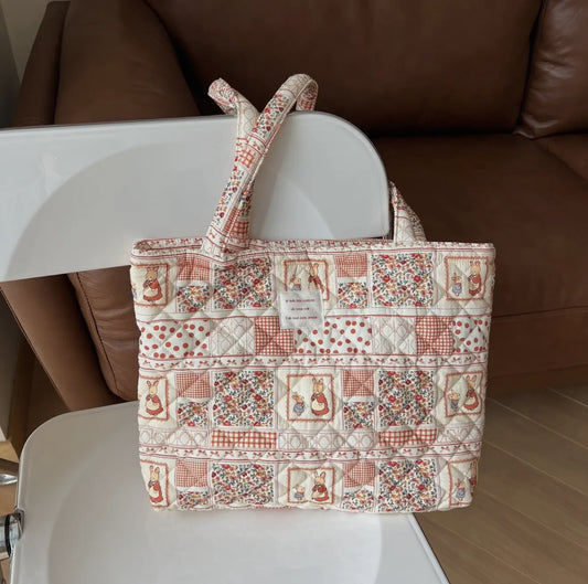 Quilted Cotton Bag