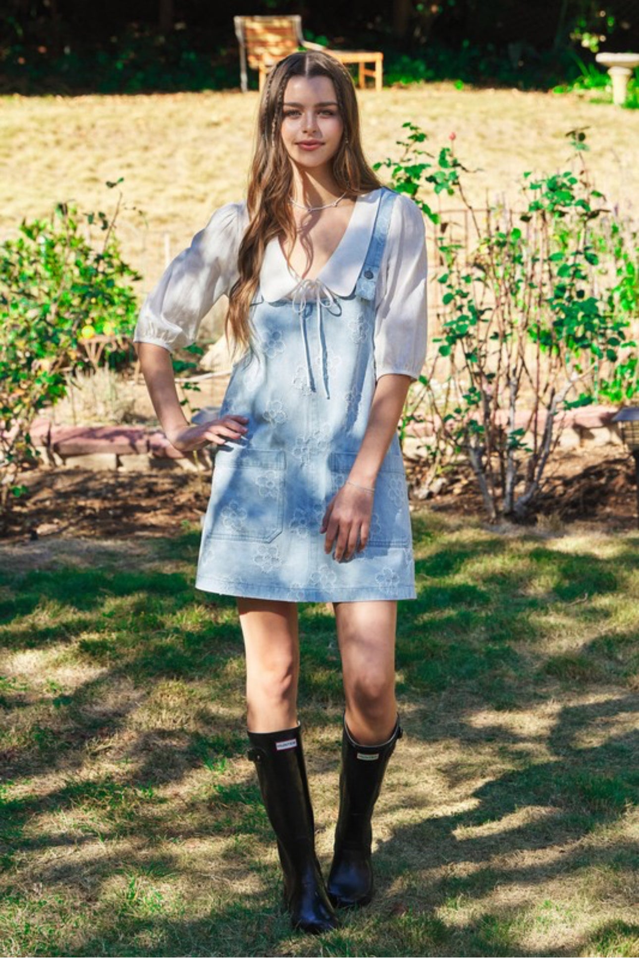 Bellflower Overall Dress