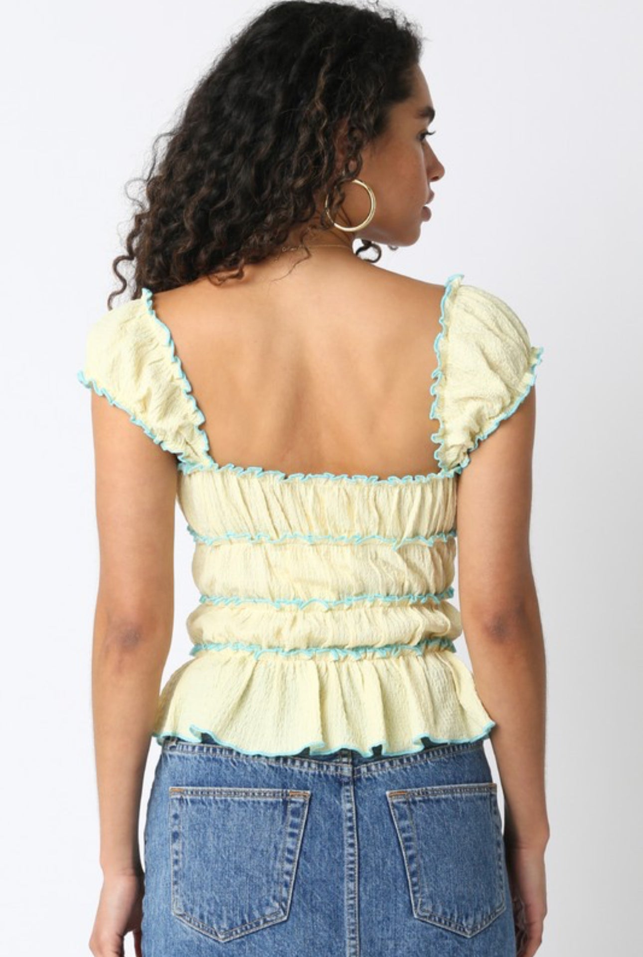 Pretty Mermaid Ruffle Top