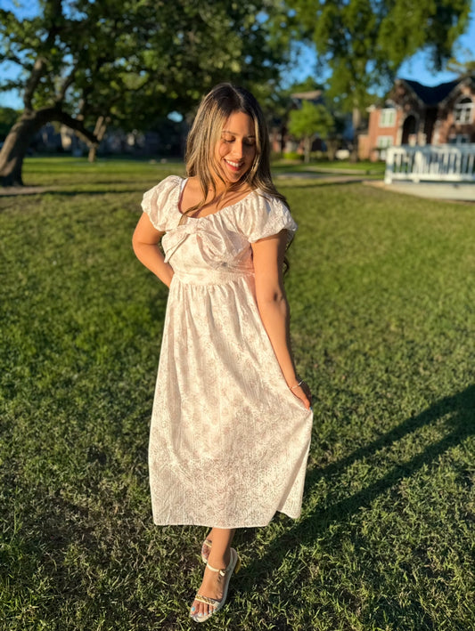 Ribbon Romance Midi Dress