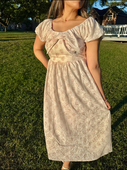 Ribbon Romance Midi Dress