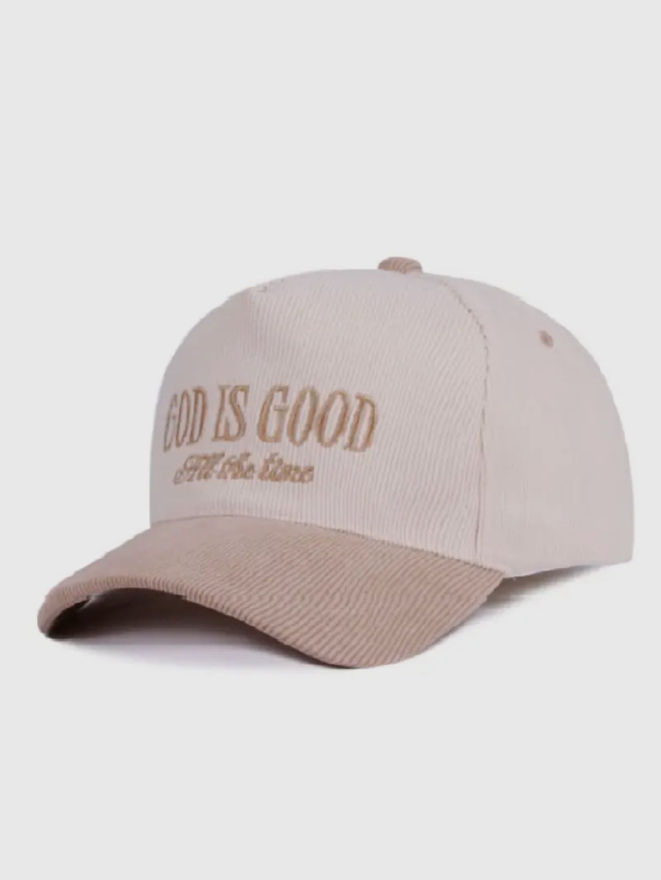 God Is Good All The Time Cap (Ash Mocha)