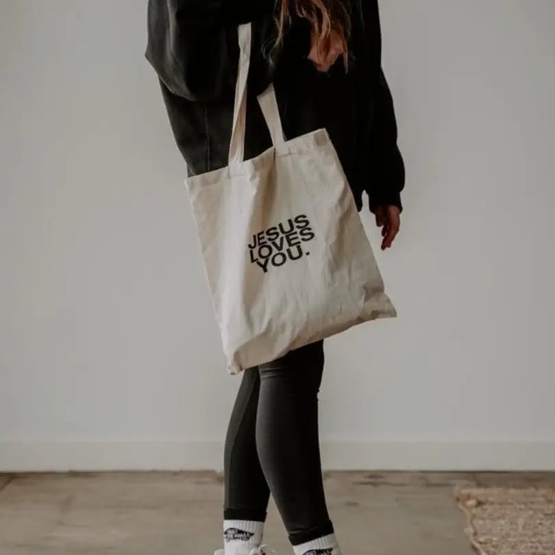 Jesus Loves You Tote Bag