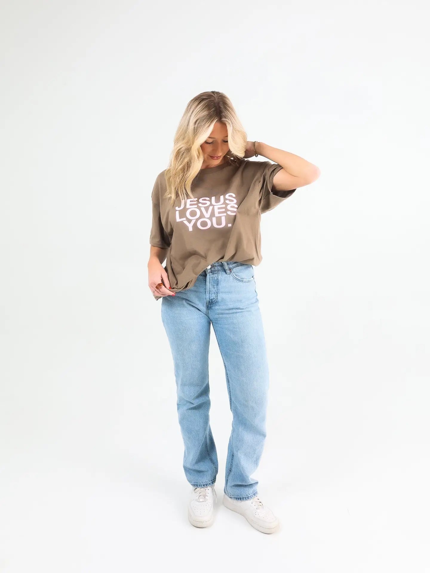 Jesus Loves You Tee (MOCHA)