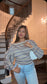 Cinnamon Stripe Top