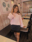 Blush and Cozy Sweater