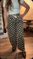 Autumn Dot Barrel Pants (Brown)