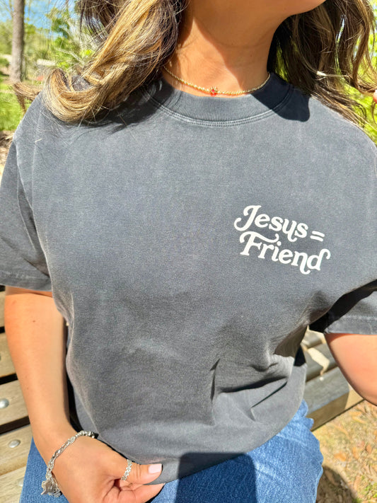 Jesus = Friend Tee (Black)