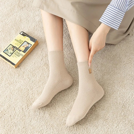 Small Bear Socks (KHAKI)