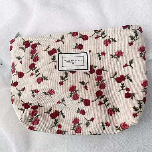 Flower Zipper Bag