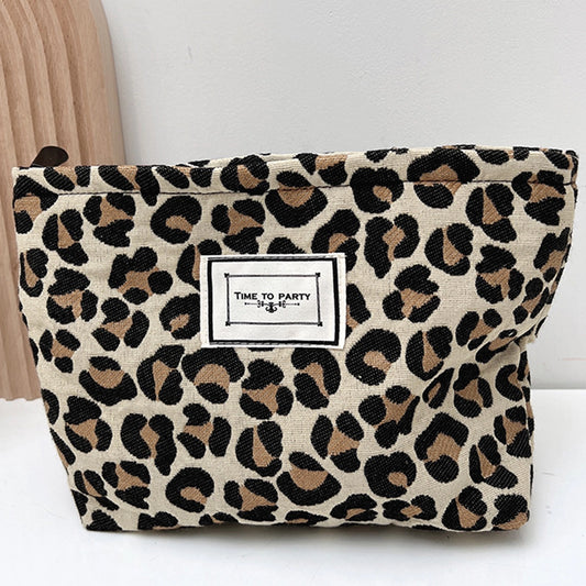 Leopard Makeup Bag