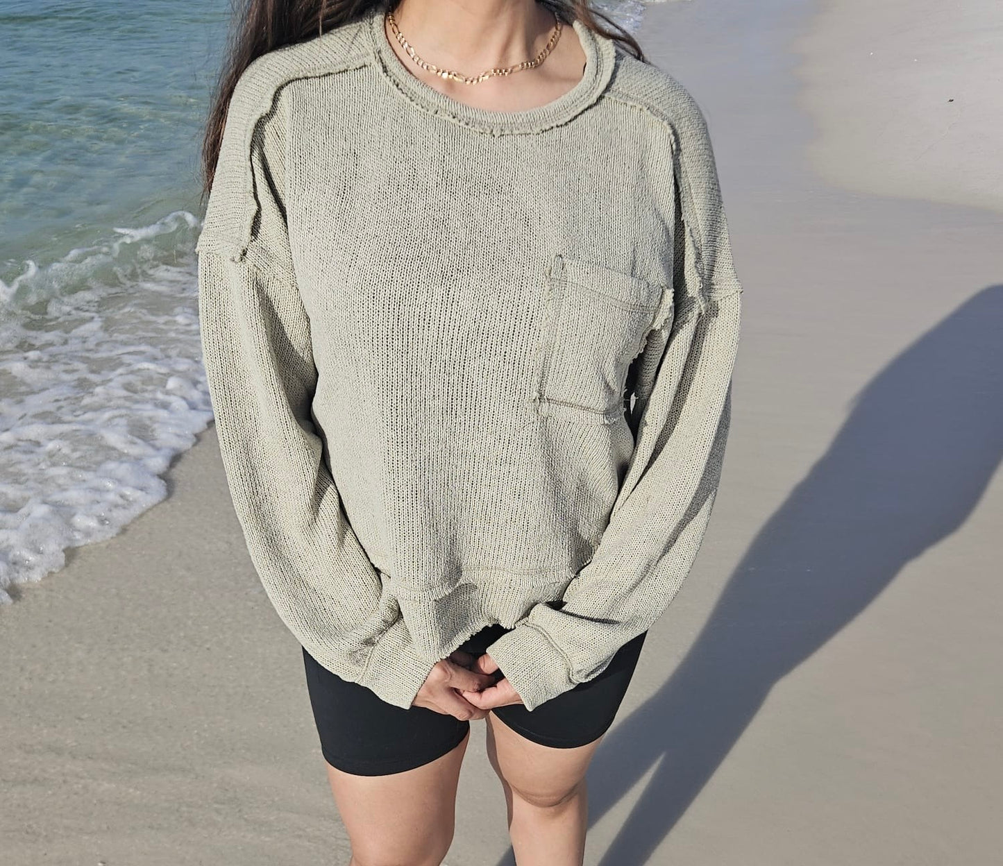Mint Knit Top