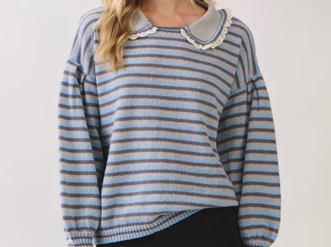 Blessed in Blue Sweater