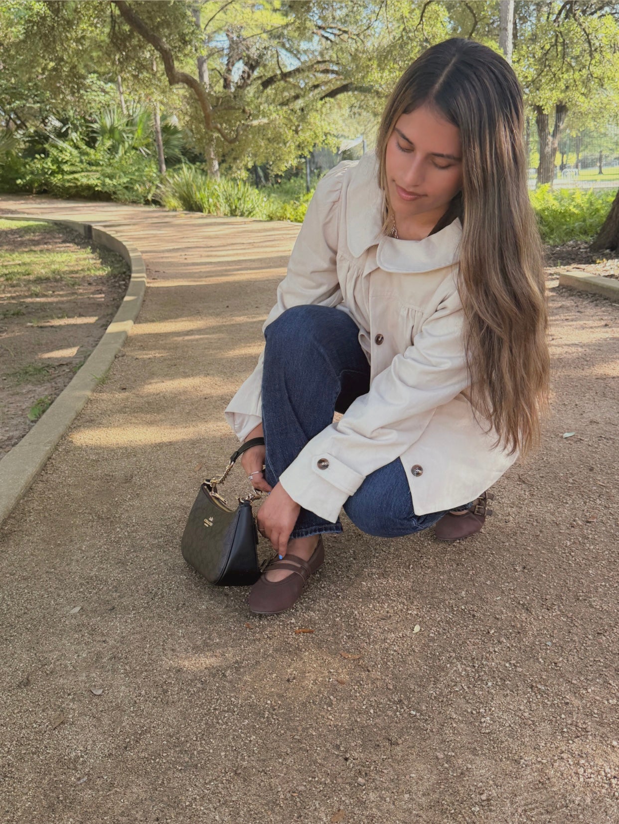 Vintage Boulevard Coat -BEIGE
