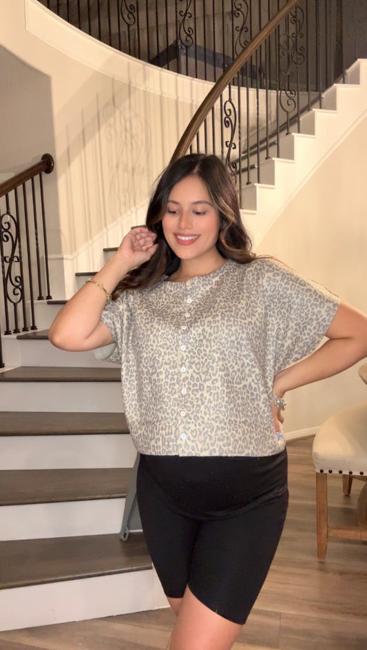 Leopard Sweater Vest