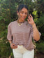 Sweet Horizon Tee ( Pink / Brown )