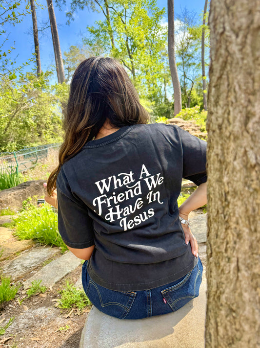 Jesus = Friend Tee (Black)