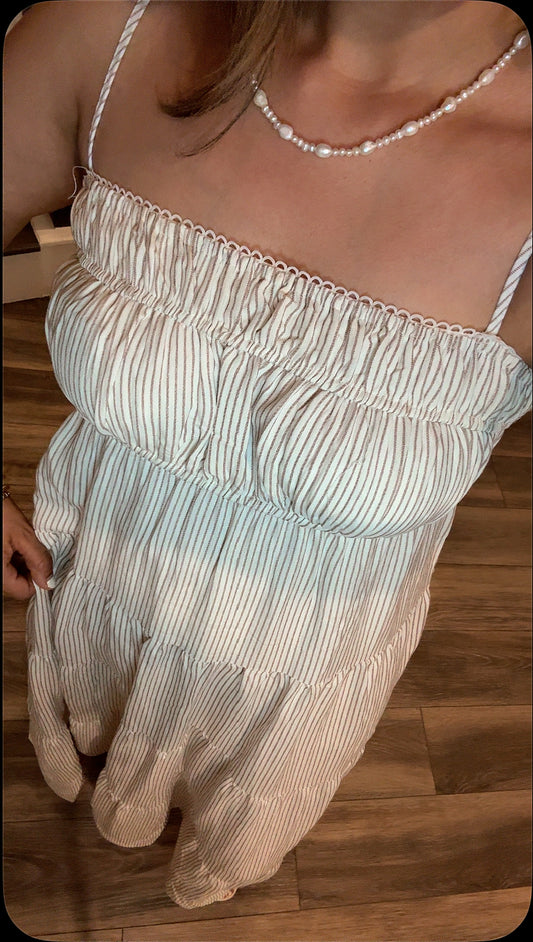 Desert Ridge Stripe Midi Dress