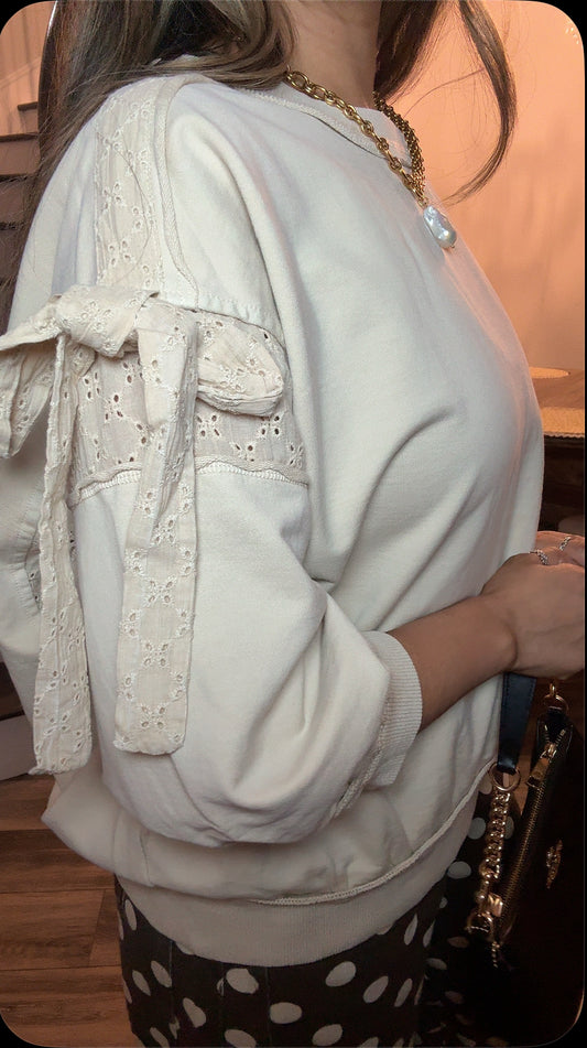 The Oat Ribbon Pullover