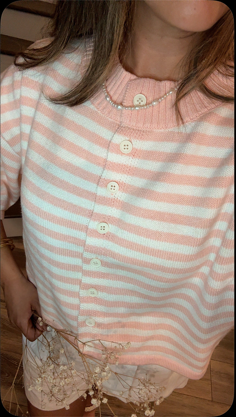 Blossom & Cream Knit