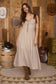 Pretty On Brunette Midi Dress