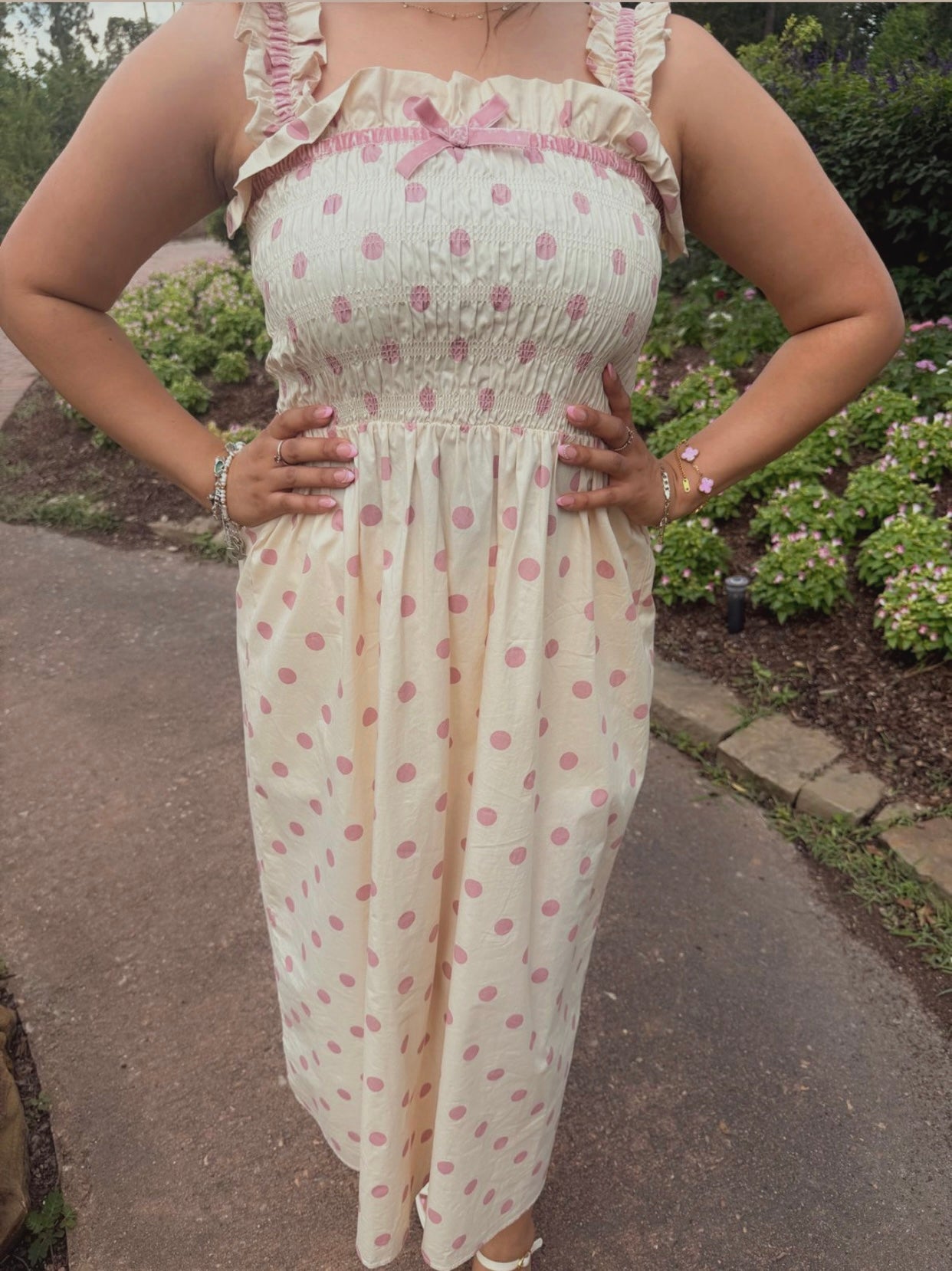Petal and Pop Midi Dress