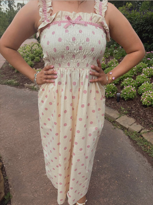 Petal and Pop Midi Dress