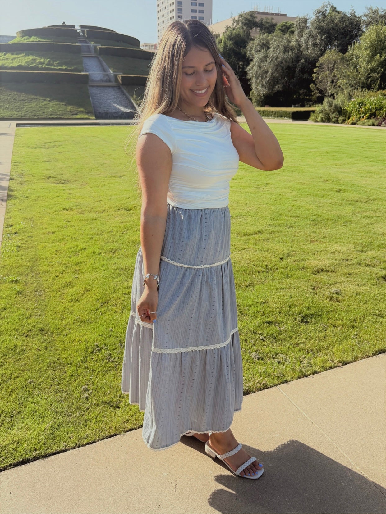 Celestial Layers Midi Skirt