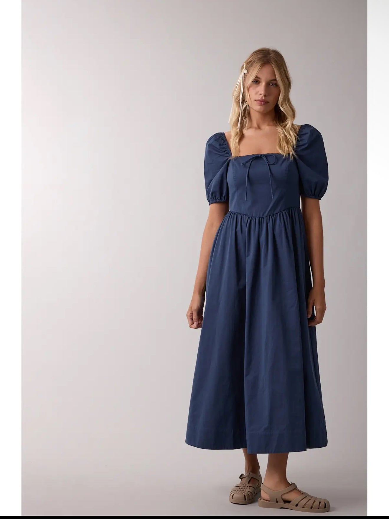 Graceful Evening Dress (Navy)