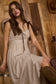 Pretty On Brunette Midi Dress
