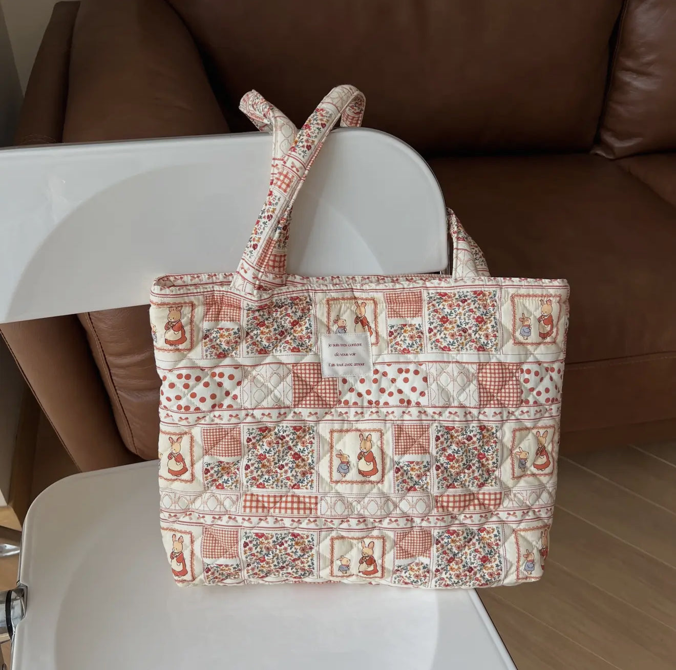 Quilted Cotton Bag