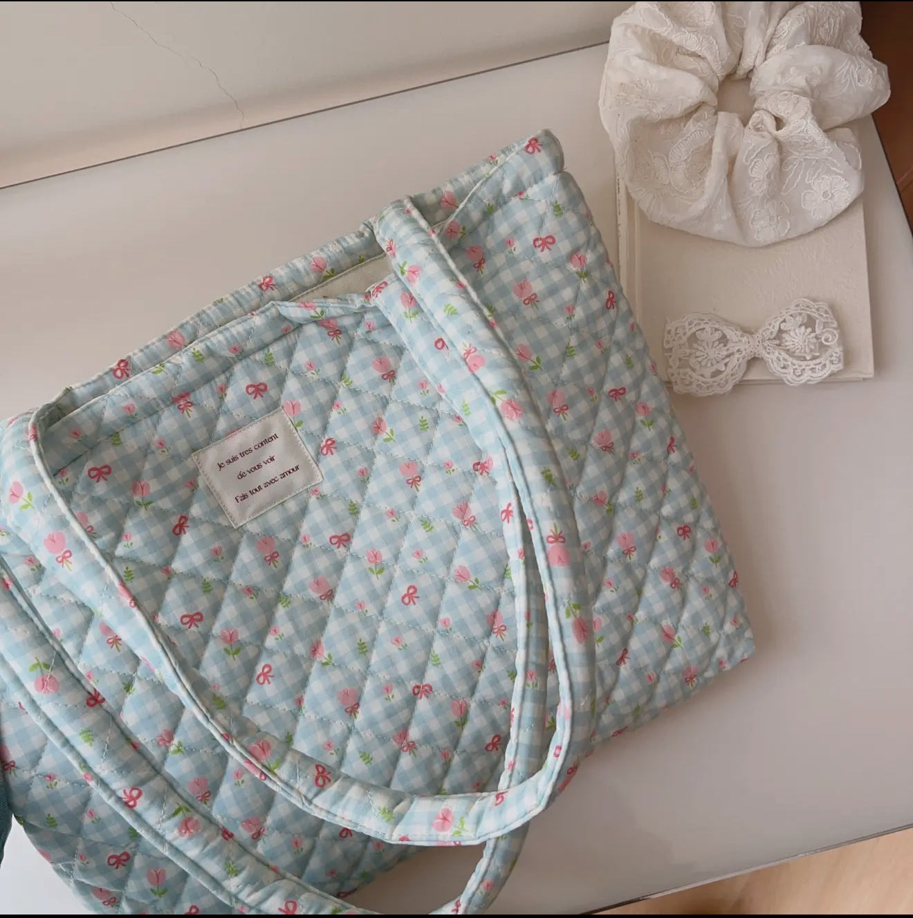Quilted Cotton Bag