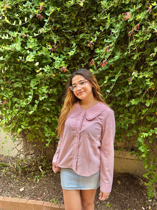 Sweet Girly Buttondown Blouse