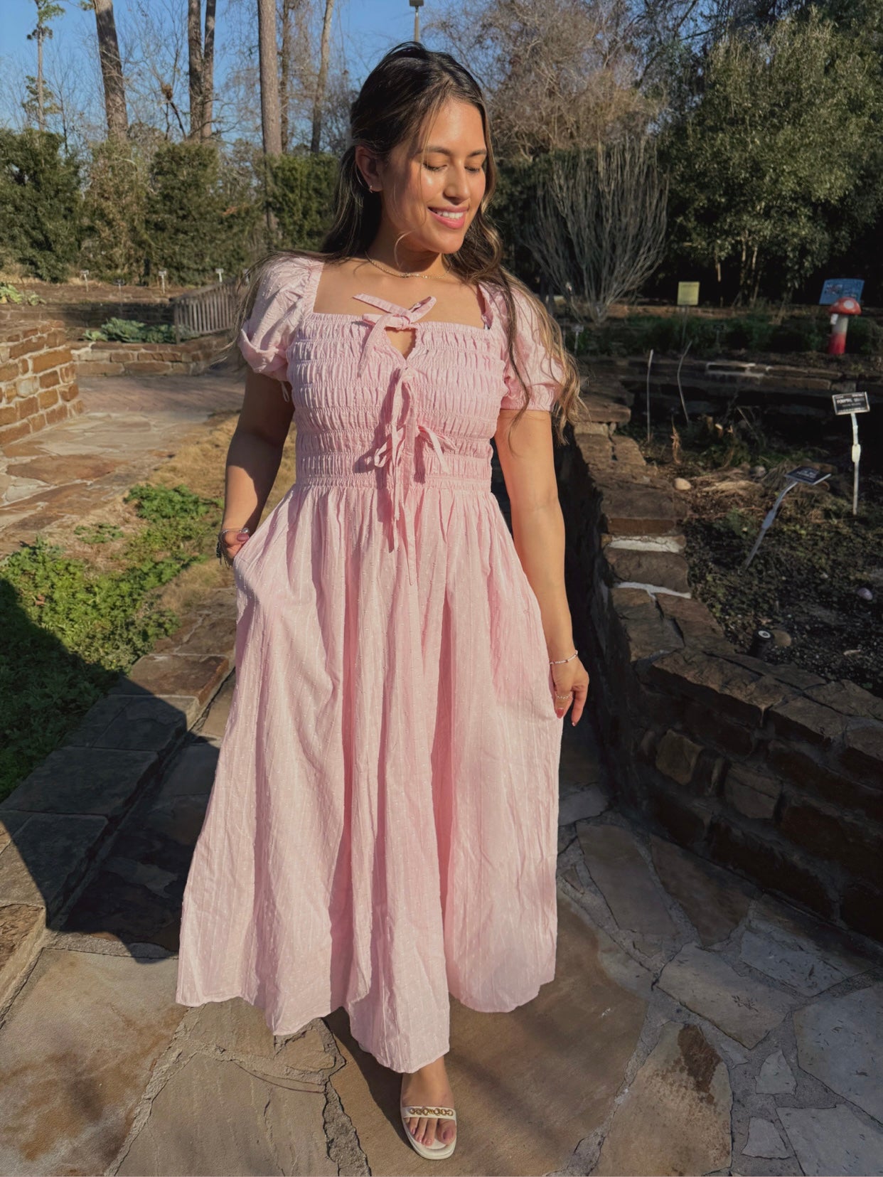 Rosalie Ribbon Midi Dress (PREORDER)