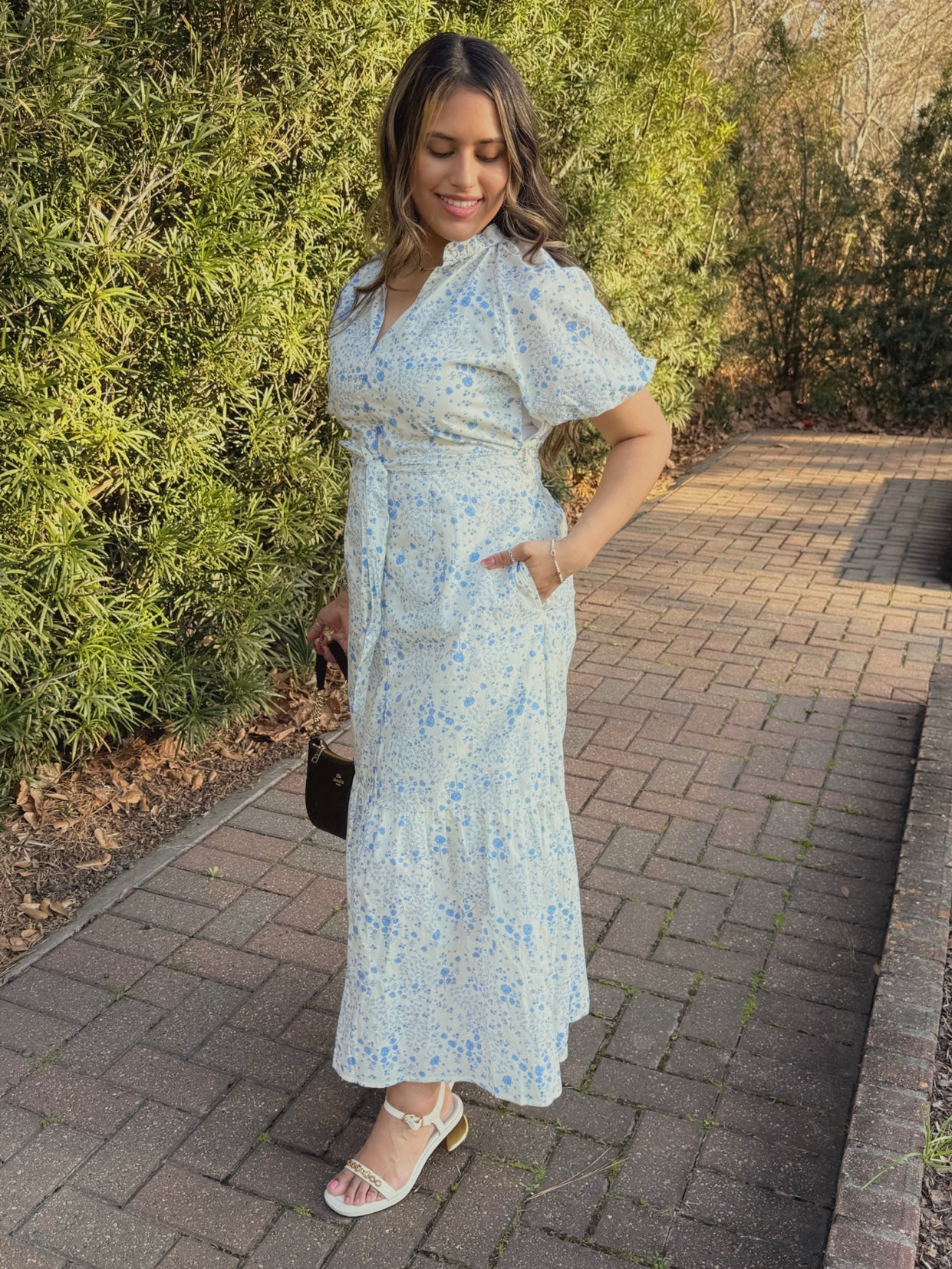 Blue Aura Maxi Dress